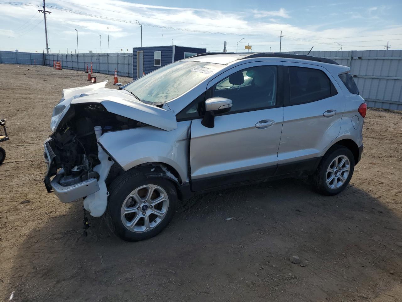 FORD ECOSPORT S 2019 silver  gas MAJ6S3GL1KC265720 photo #1