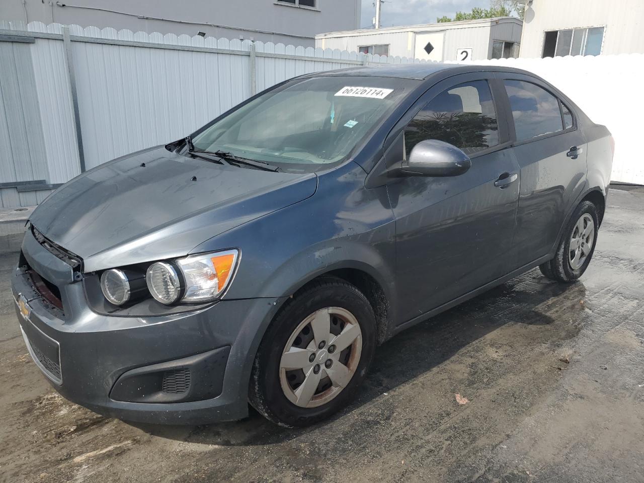 CHEVROLET SONIC LS 2013 gray  gas 1G1JA5SH0D4172375 photo #1