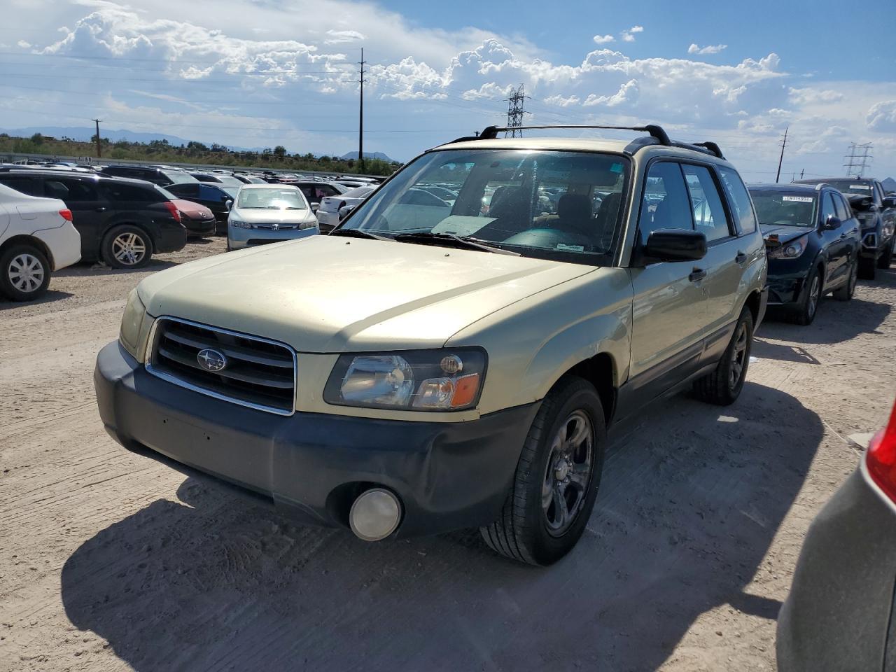 SUBARU FORESTER 2 2004 gold 4dr spor gas JF1SG63614H748115 photo #1