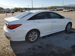 HYUNDAI SONATA GLS 2014 white  gas 5NPEB4AC3EH935345 photo #4