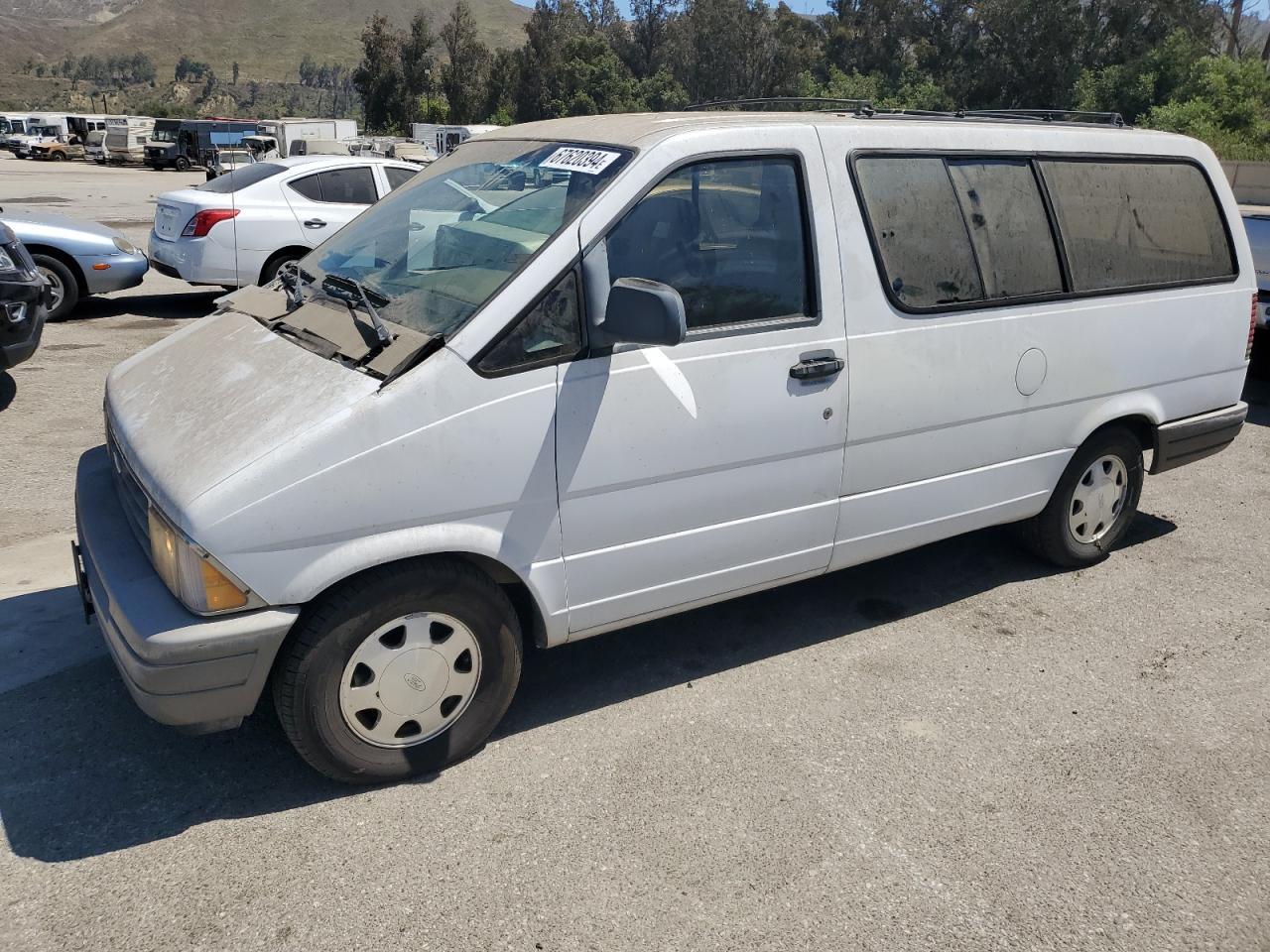 FORD AEROSTAR 1997 white  gas 1FMDA31X0VZA47250 photo #1