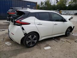 NISSAN LEAF SL PL 2021 white  electric 1N4BZ1DV1MC555463 photo #4