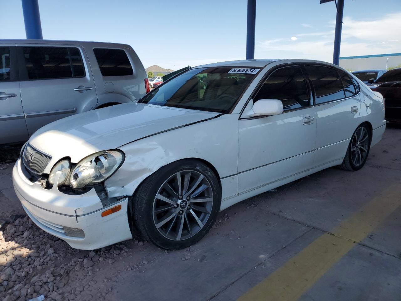 LEXUS GS 300 2000 white  gas JT8BD68S6Y0087645 photo #1