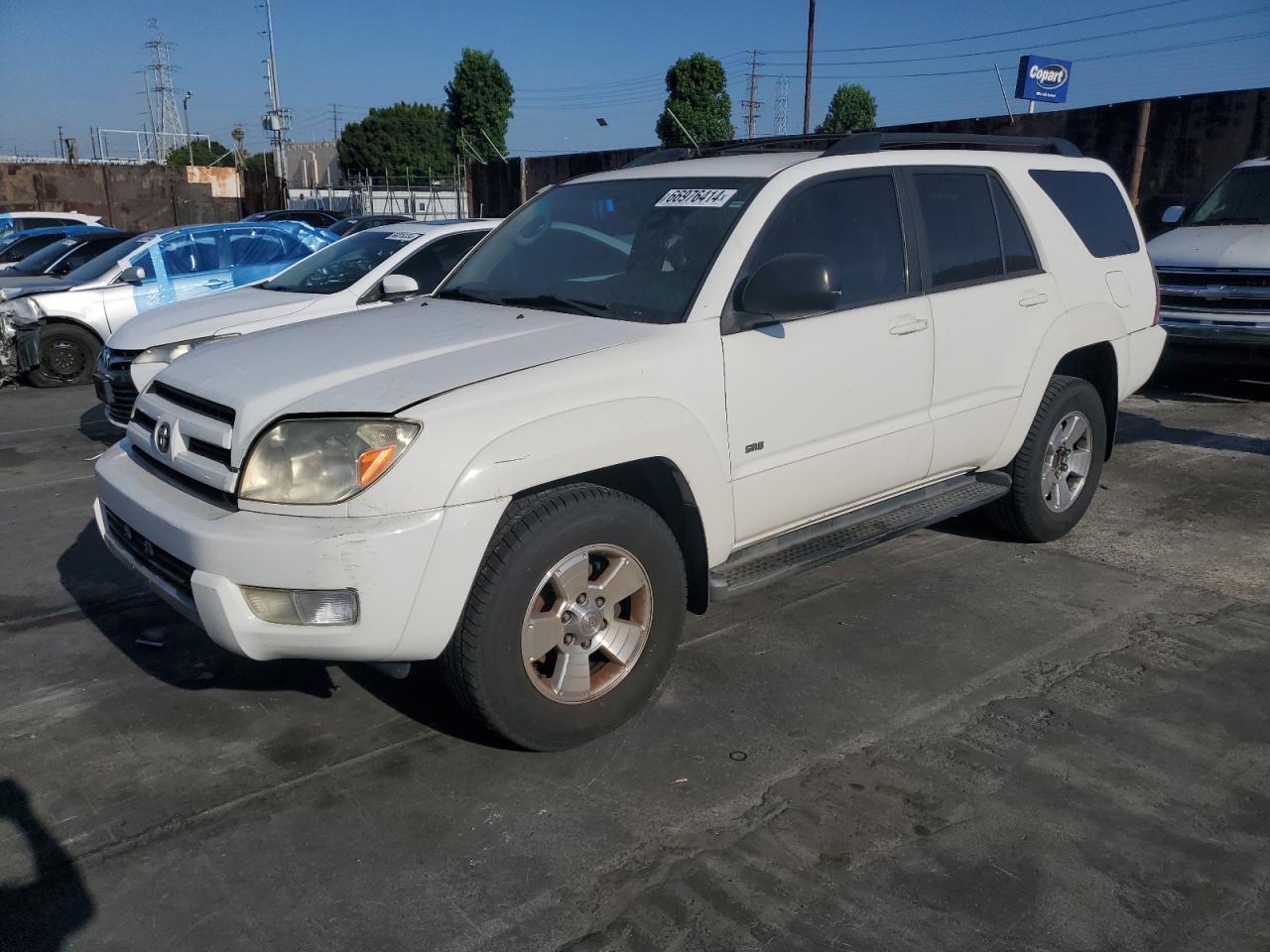 TOYOTA 4RUNNER SR 2004 white  gas JTEZU14R640019972 photo #1