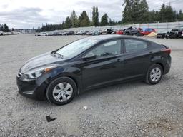 HYUNDAI ELANTRA SE 2016 black  gas 5NPDH4AE3GH711684 photo #2