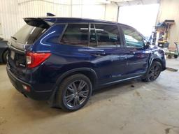 HONDA PASSPORT E 2020 blue  gas 5FNYF8H5XLB007284 photo #4