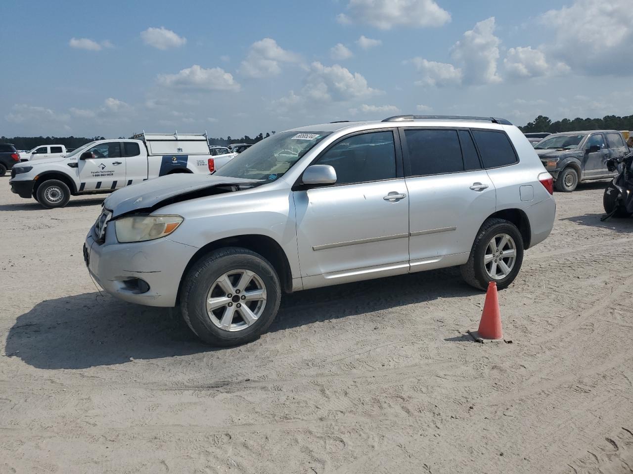 TOYOTA HIGHLANDER 2010 silver 4dr spor gas 5TDZK3EH6AS003968 photo #1