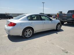 INFINITI G25 2011 silver sedan 4d gas JN1DV6AR4BM653934 photo #4