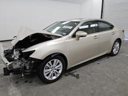 LEXUS ES 350 2014 cream  gas JTHBK1GG0E2089073 photo #2