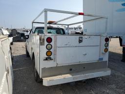 FORD F250 SUPER 2013 white  gas 1FDBF2A67DEB76053 photo #3