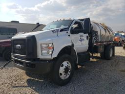 FORD F650 SUPER 2019 white  gas 1FDNF6AY6KDF15572 photo #3