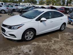 CHEVROLET CRUZE LS 2018 white  gas 1G1BC5SM4J7195700 photo #2