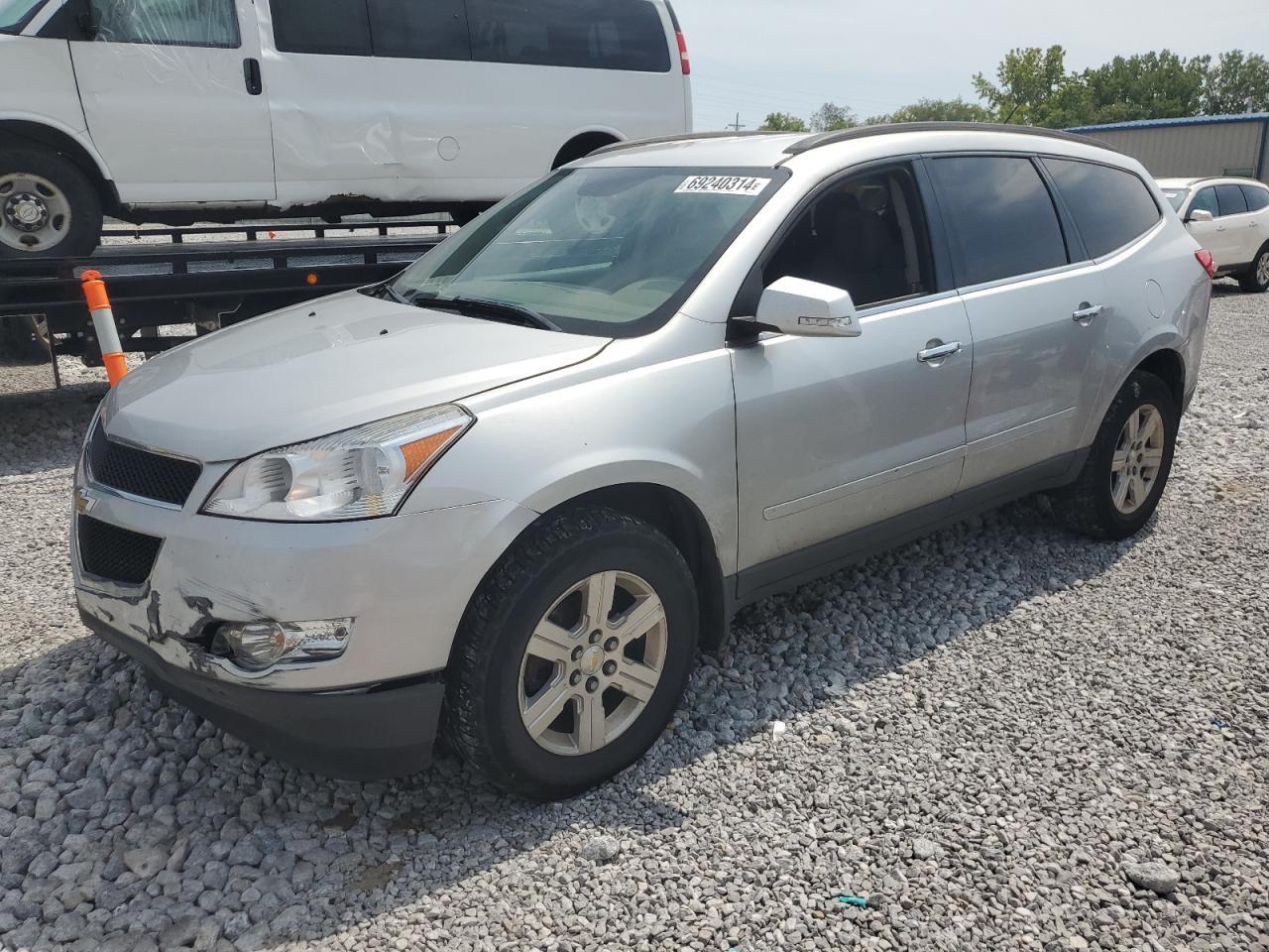 CHEVROLET TRAVERSE L 2012 silver  gas 1GNKRGED7CJ282582 photo #1