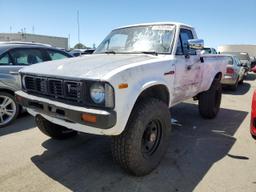 TOYOTA PICKUP RN3 1981 white  gas JT4RN38D4B0016481 photo #2