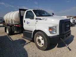 FORD F650 SUPER 2019 white  gas 1FDNF6AY6KDF15572 photo #2