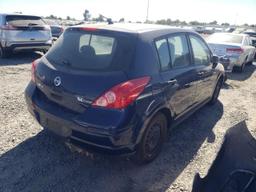 NISSAN VERSA S 2009 blue hatchbac gas 3N1BC13E99L381282 photo #4