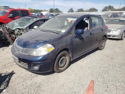 NISSAN VERSA S 2009 blue hatchbac gas 3N1BC13E99L381282 photo #2