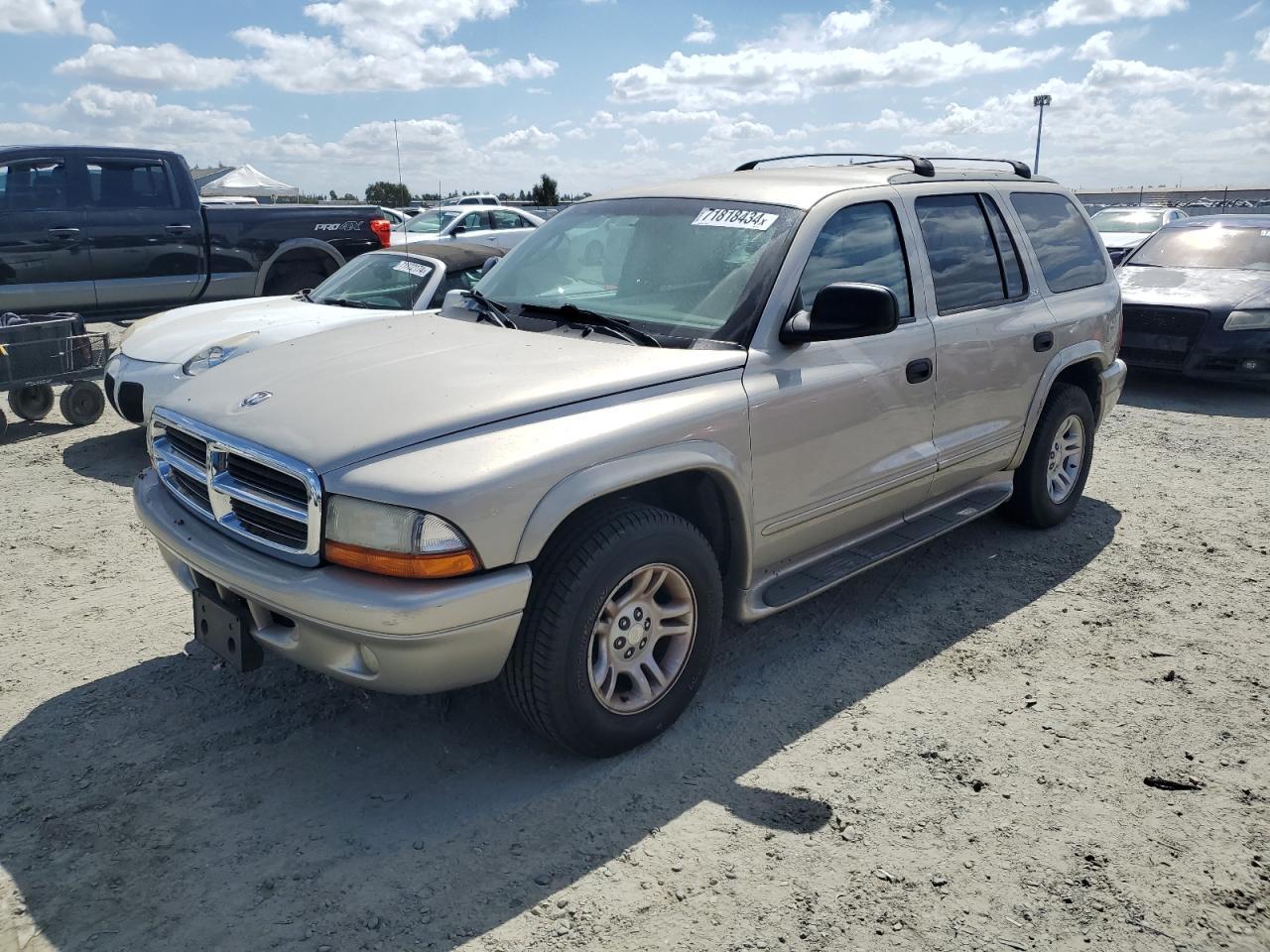 DODGE DURANGO SL 2002 beige 4dr spor gas 1B8HR58N92F151131 photo #1