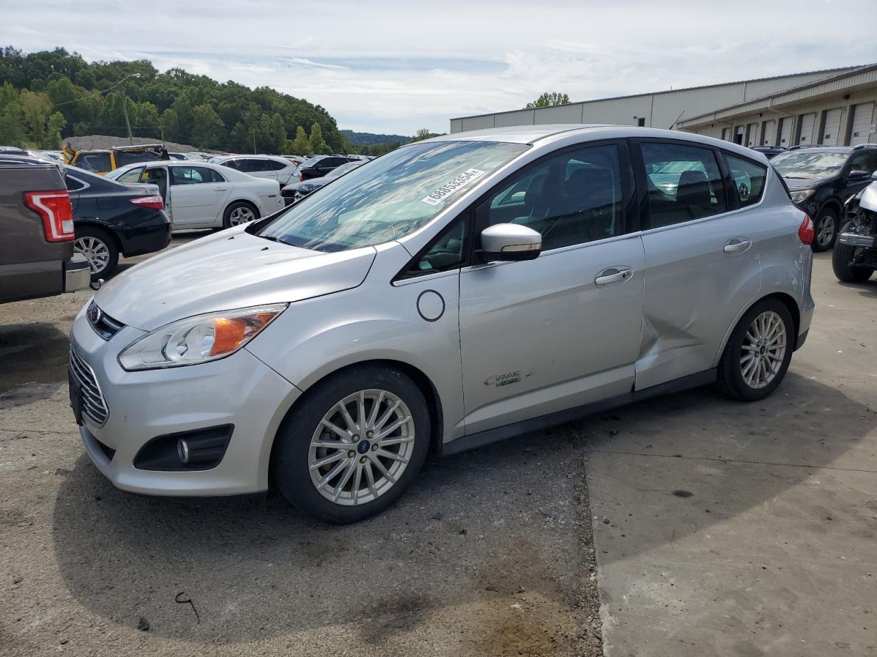 FORD C-MAX PREM 2014 silver  hybrid engine 1FADP5CU8EL505353 photo #1