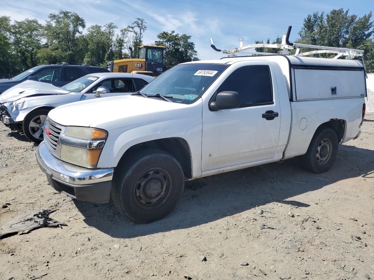 GMC CANYON 2007 white  gas 1GTCS149278126524 photo #1