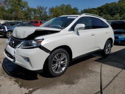 LEXUS RX 450H 2013 white  hybrid engine JTJBC1BA9D2060720 photo #2