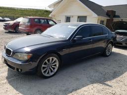 BMW 750 LI 2008 blue sedan 4d gas WBAHN83528DT79871 photo #2