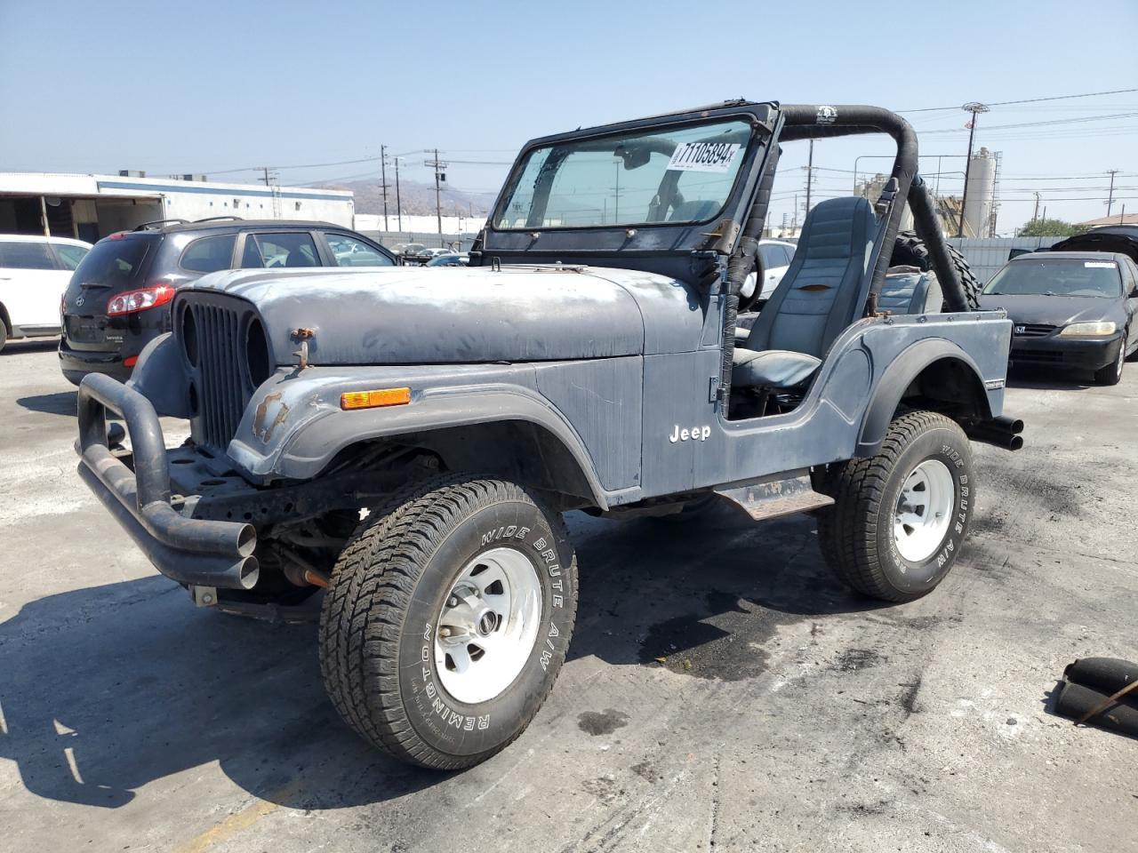 JEEP JEEP CJ5 1981 gray   1JCCM85BT067780 photo #1