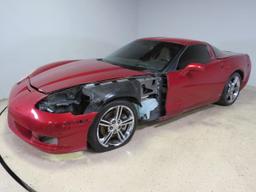 CHEVROLET CORVETTE 2008 red  gas 1G1YY26W285105312 photo #3