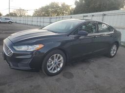 FORD FUSION SE 2019 black  gas 3FA6P0HD3KR272550 photo #2