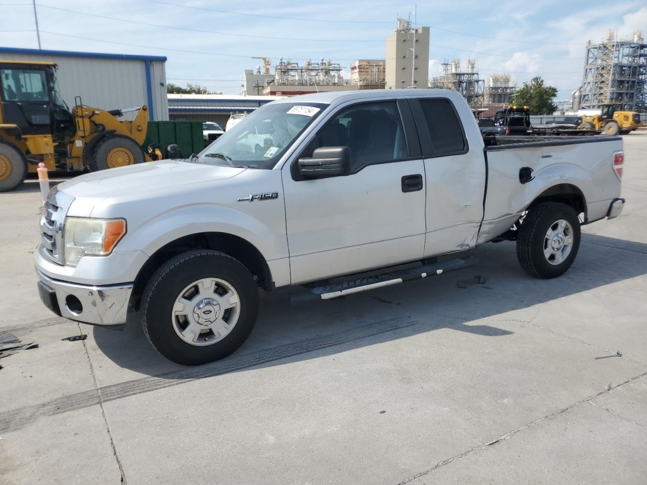 FORD F150 SUPER 2014 silver 4dr ext flexible fuel 1FTEX1CM8EKF53366 photo #1