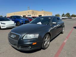 AUDI A6 S-LINE 2007 charcoal sedan 4d gas WAUEH74F27N020556 photo #3