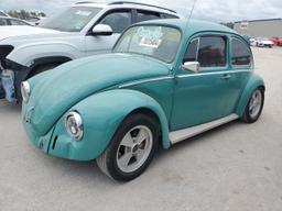 VOLKSWAGEN BEATLE 1969 green   119682637V photo #2