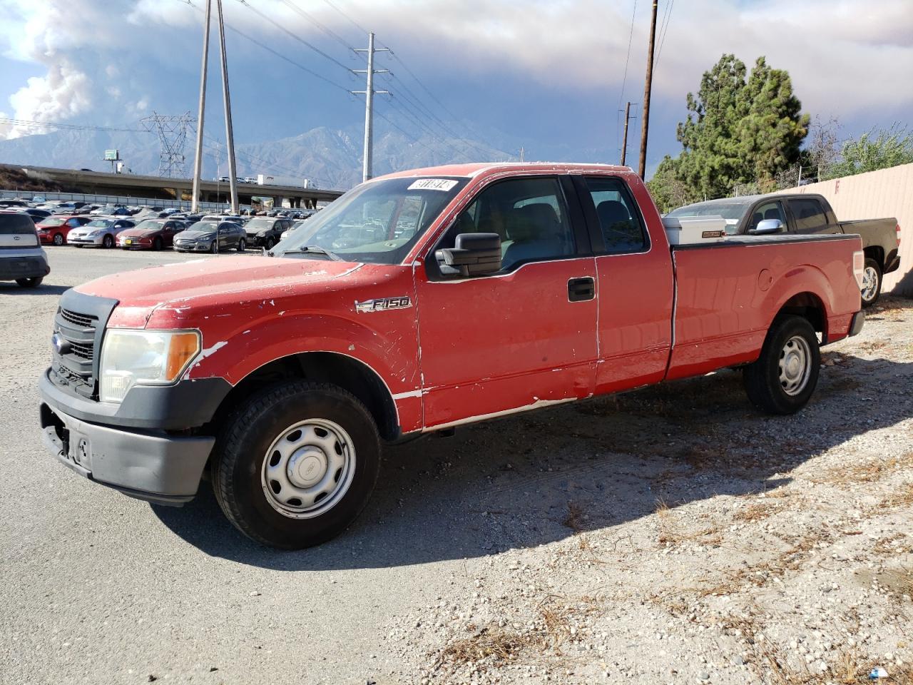 FORD F150 SUPER 2013 white 4dr ext flexible fuel 1FTFX1CFXDKD97304 photo #1