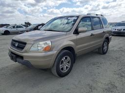 HONDA PILOT EXL 2005 gold 4dr spor gas 2HKYF18775H543185 photo #2