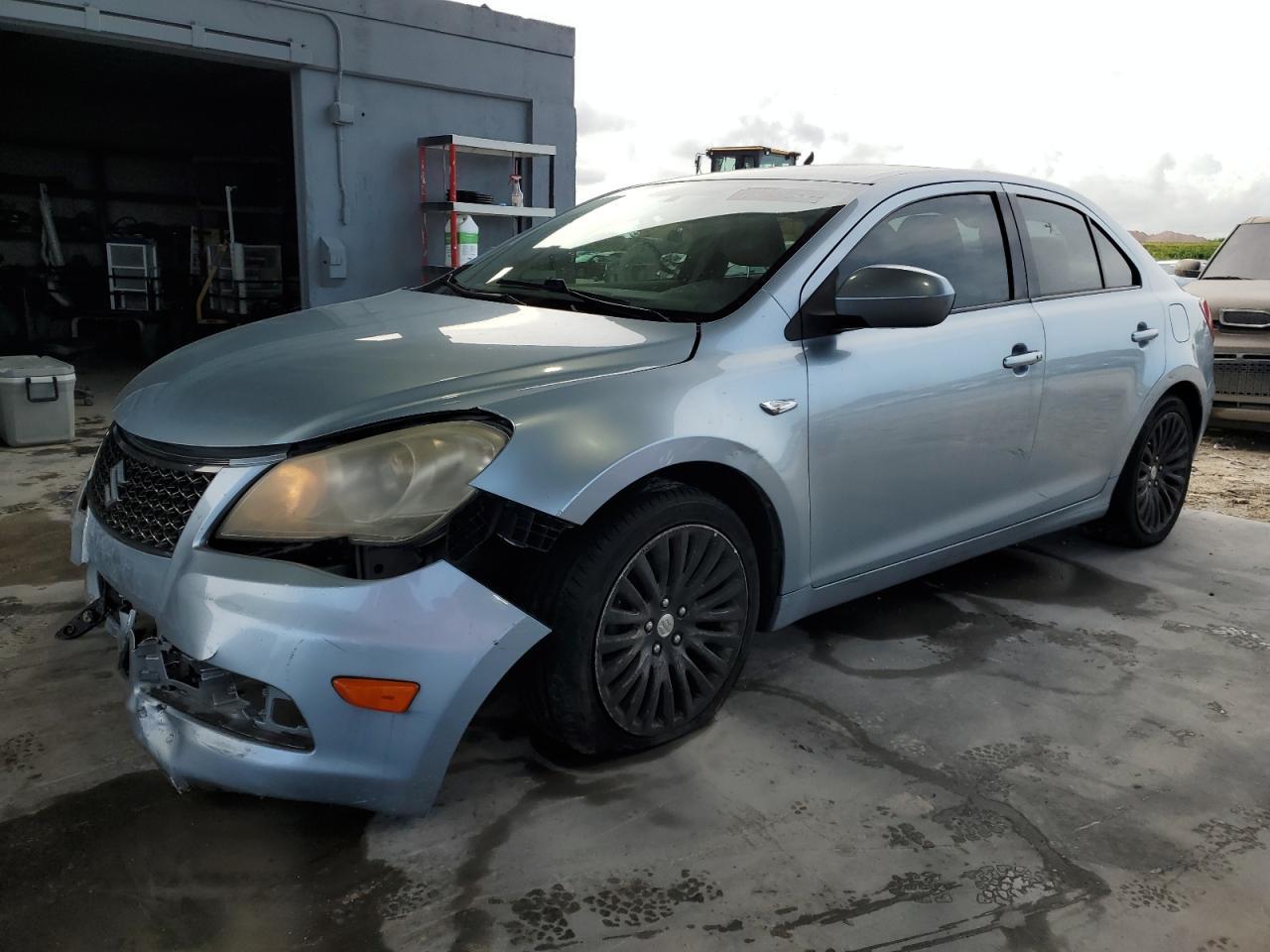 SUZUKI KIZASHI SE 2012 blue  gas JS2RF9A33C6100717 photo #1