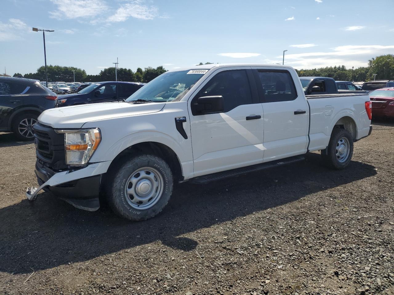 FORD F150 SUPER 2022 white  gas 1FTEW1C50NKE40166 photo #1