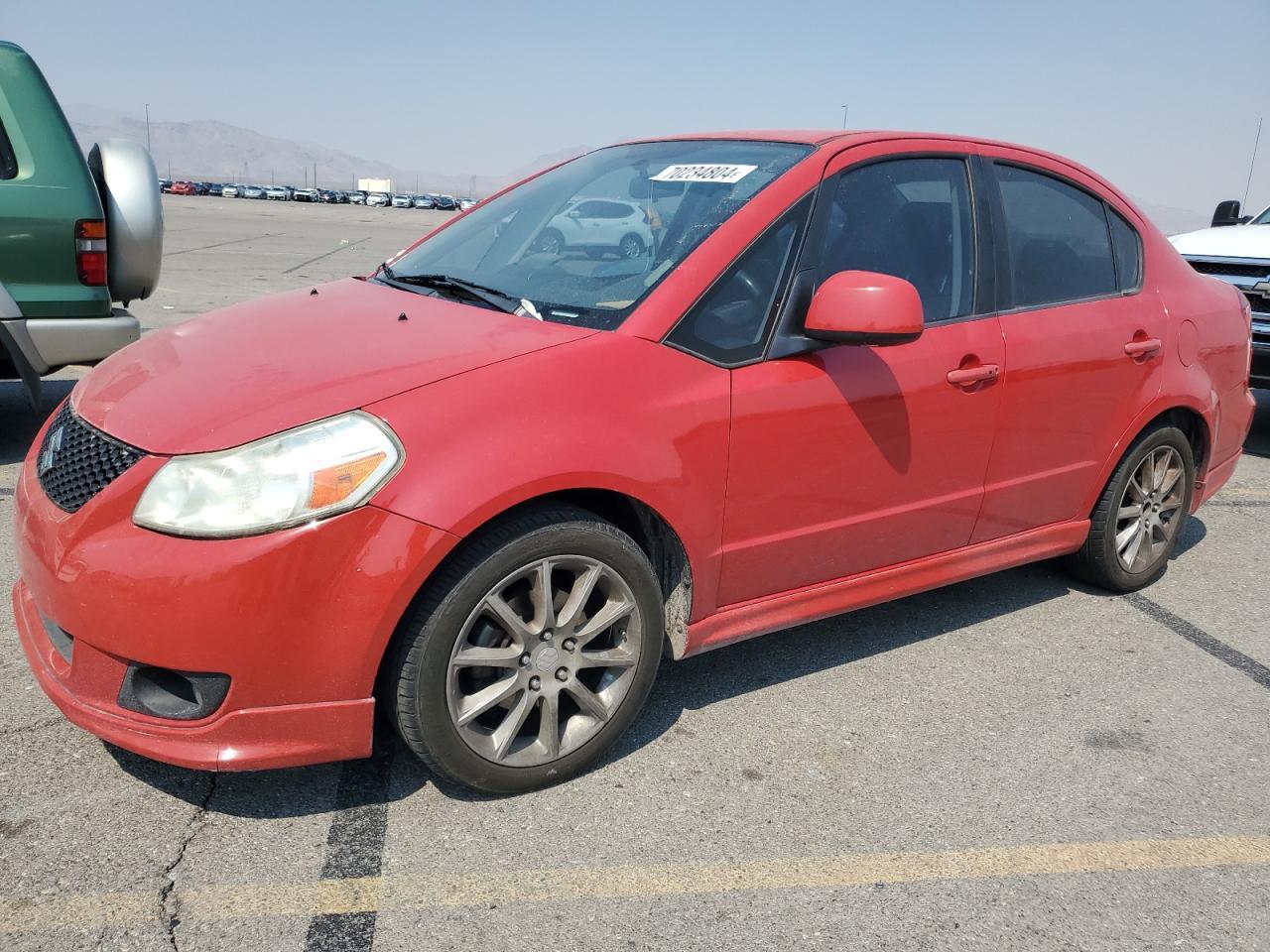 SUZUKI SX4 TOURIN 2009 red sedan 4d gas JS2YC417096200762 photo #1