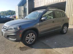 VOLKSWAGEN TIGUAN S 2016 gray 4dr spor gas WVGBV7AX2GW574763 photo #2