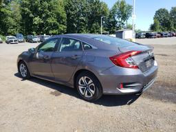 HONDA CIVIC LX 2016 gray sedan 4d gas 19XFC2F57GE056616 photo #3