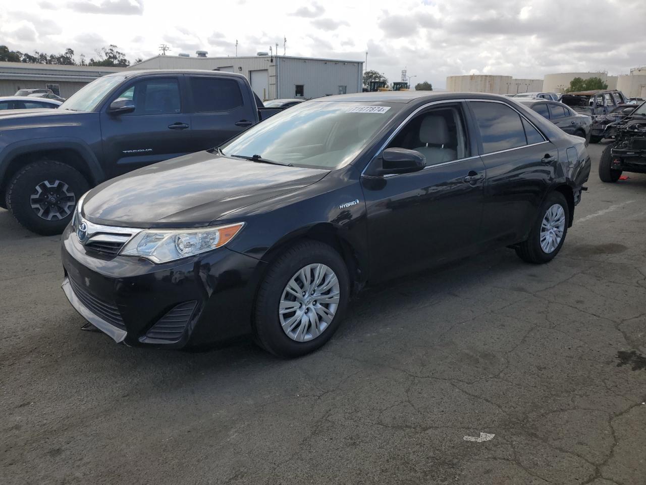 TOYOTA CAMRY HYBR 2014 black  hybrid engine 4T1BD1FK7EU109076 photo #1