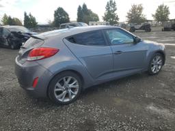 HYUNDAI VELOSTER 2016 gray coupe 3d gas KMHTC6ADXGU261322 photo #4