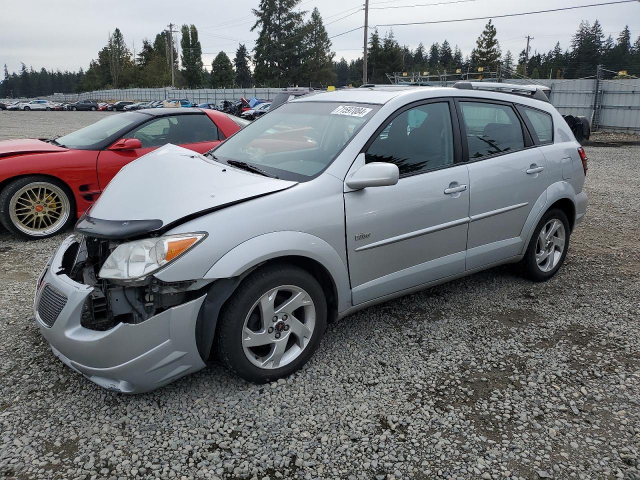 PONTIAC VIBE 2005 silver  gas 5Y2SL66815Z432504 photo #1