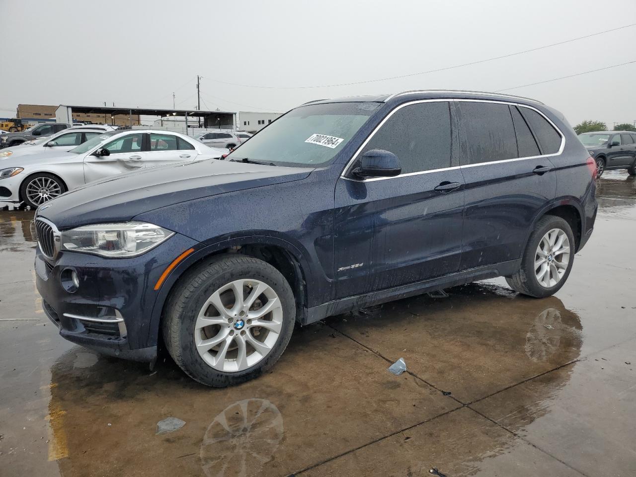 BMW X5 XDRIVE3 2014 blue 4dr spor diesel 5UXKS4C58E0J96891 photo #1