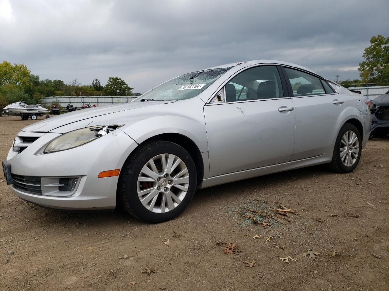 MAZDA 6 I 2010 silver  gas 1YVHZ8CH2A5M57853 photo #1