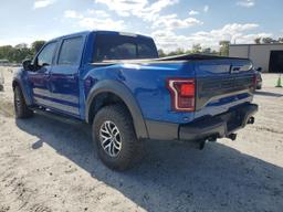 FORD F150 RAPTO 2017 blue  gas 1FTFW1RG1HFA19891 photo #3