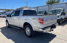 FORD F150 SUPER 2012 silver crew pic gas 1FTFW1ET0CFA69161 photo #4