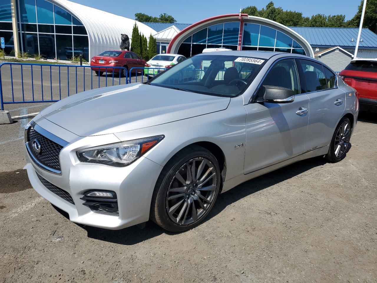 INFINITI Q50 RED SP 2016 silver sedan 4d gas JN1FV7AR9GM450849 photo #1