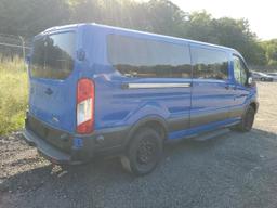 FORD TRANSIT T- 2019 blue  gas 1FBZX2YM4KKA34847 photo #4