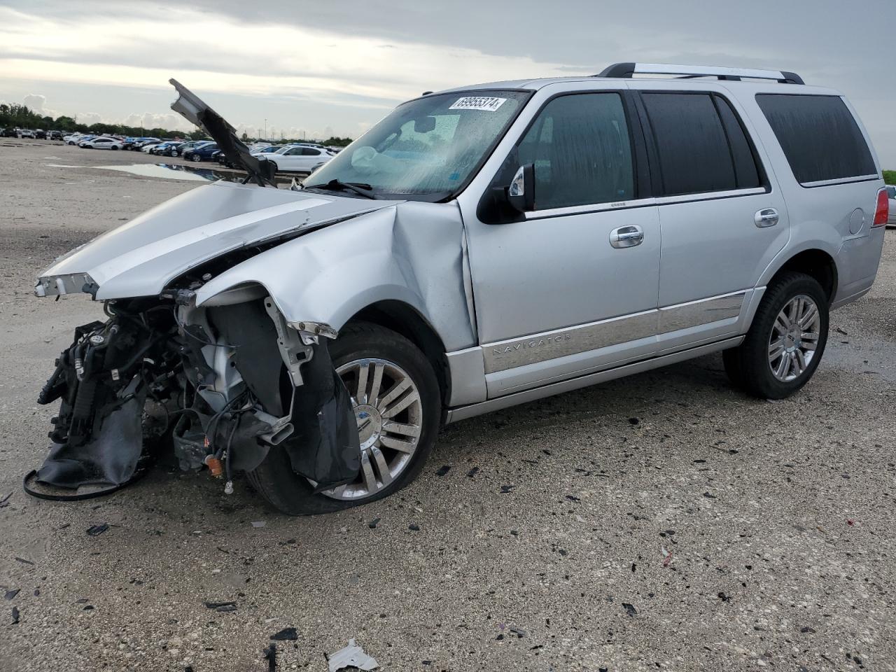 LINCOLN NAVIGATOR 2010 silver 4dr spor flexible fuel 5LMJJ2J58AEJ08712 photo #1