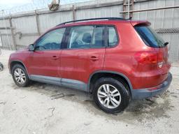 VOLKSWAGEN TIGUAN S 2015 red  gas WVGAV7AX9FW104837 photo #3